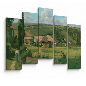 Obraz - Camille Pissarro, Landscape at Les Pâtis, Pontoise, reprodukce (V025205V12590)