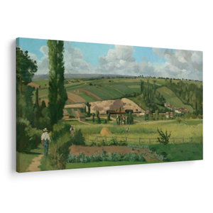 Obraz - Camille Pissarro, Landscape at Les Pâtis, Pontoise, reprodukce (V025205V150100)
