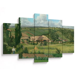 Obraz - Camille Pissarro, Landscape at Les Pâtis, Pontoise, reprodukce (V025205V150105)