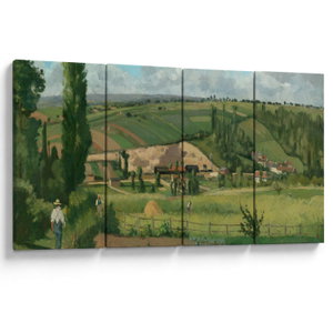 Obraz - Camille Pissarro, Landscape at Les Pâtis, Pontoise, reprodukce (V025205V16080)