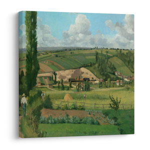 Obraz - Camille Pissarro, Landscape at Les Pâtis, Pontoise, reprodukce (V025205V7070)