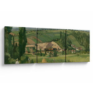 Obraz - Camille Pissarro, Landscape at Les Pâtis, Pontoise, reprodukce (V025205V9030)