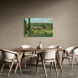 Obraz - Camille Pissarro, Landscape at Les Pâtis, Pontoise, reprodukce (2)