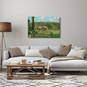 Obraz - Camille Pissarro, Landscape at Les Pâtis, Pontoise, reprodukce (4)