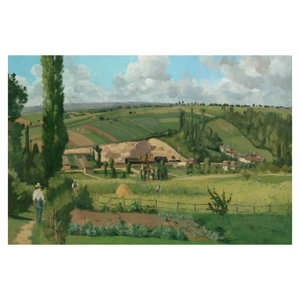 Obraz - Camille Pissarro, Landscape at Les Pâtis, Pontoise, reprodukce (6)