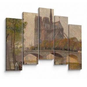 Obraz - Robert William Vonnoh, Notre Dame de Paris, reprodukce (V025218V12590)
