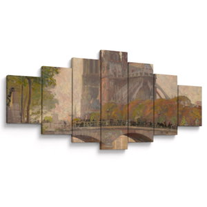 Obraz - Robert William Vonnoh, Notre Dame de Paris, reprodukce (V025218V210100)