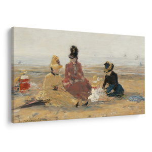Slika - Eugène Boudin, On the Beach, Trouville, reprodukcije