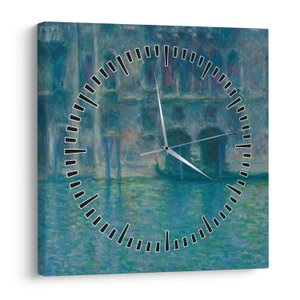 Obraz - Claude Monet, Palazzo da Mula, Venice, reprodukce (s hodinami) (V025223V3030C)