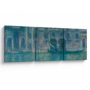 Obraz - Claude Monet, Palazzo da Mula, Venice, reprodukce (s hodinami) (V025223V9030C)