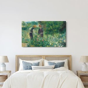 Obraz - Auguste Renoir, Picking Flowers, reprodukce (2)