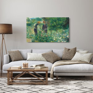 Obraz - Auguste Renoir, Picking Flowers, reprodukce (3)