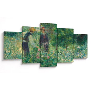 Obraz - Auguste Renoir, Picking Flowers, reprodukce (V025227V150805PCS)