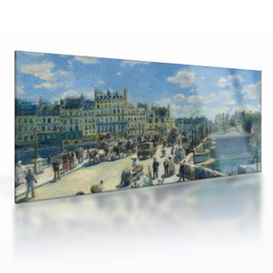 Tablou pe sticlă - Auguste Renoir, Pont Neuf, Paris, reproducere (V025229V10050GD)