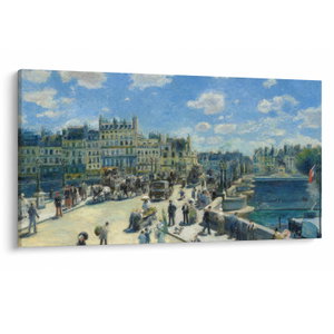 Bild auf Leinwand - Auguste Renoir, Pont Neuf, Paris, Reproduktionen