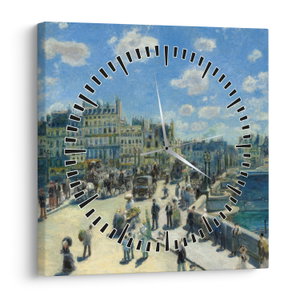 Tablou - Auguste Renoir, Pont Neuf, Paris, reproducere (cu ceas) (V025229V3030C)