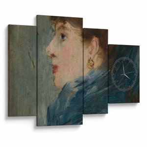 Schilderij - Edouard Manet, Portrait of a Lady, reproducties (met klok) (V025231V11075C)