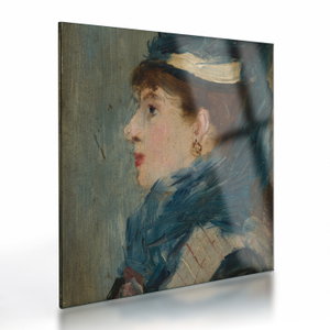 Glasschilderij - Edouard Manet, Portrait of a Lady, reproducties (V025231V3030GD)