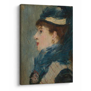 Schilderij - Edouard Manet, Portrait of a Lady, reproducties (V025231V5070)