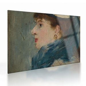 Glasschilderij - Edouard Manet, Portrait of a Lady, reproducties (V025231V7050GD)