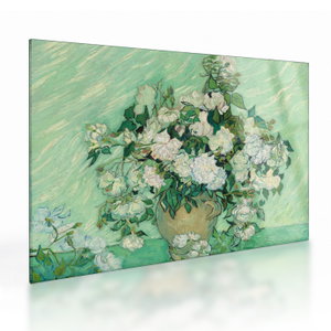 Skleněný obraz - Vincent van Gogh, Roses, reprodukce (V025236V7050GD)