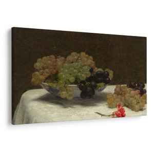 Kép - Henri Fantin-Latour, Still Life with Grapes and a Carnation, reprodukciók