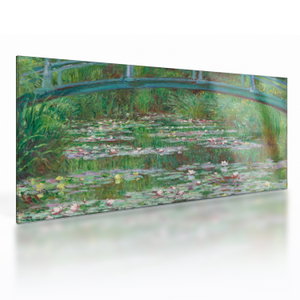 Skleněný obraz - Claude Monet, The Japanese Footbridge, reprodukce (V025251V10050GD)