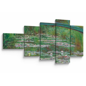 Obraz - Claude Monet, The Japanese Footbridge, reprodukce (V025251V11060)