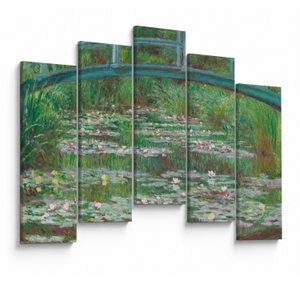 Obraz - Claude Monet, The Japanese Footbridge, reprodukce (V025251V12590)