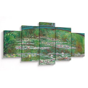 Obraz - Claude Monet, The Japanese Footbridge, reprodukce (s hodinami) (V025251V15080C)