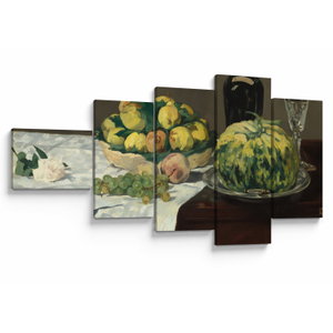 Schilderij - Edouard Manet, Still Life with Melon and Peaches, reproducties (V025256V11060)