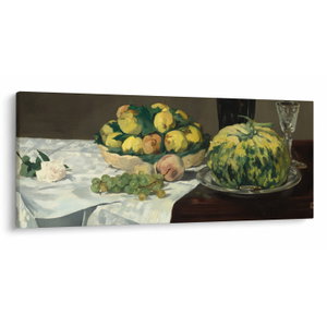 Schilderij - Edouard Manet, Still Life with Melon and Peaches, reproducties (V025256V12050)