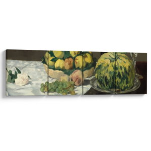 Schilderij - Edouard Manet, Still Life with Melon and Peaches, reproducties (V025256V16040)