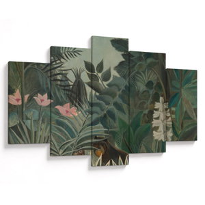 Tablou - Henri Rousseau, The Equatorial Jungle, reproducere (V025267V150105)