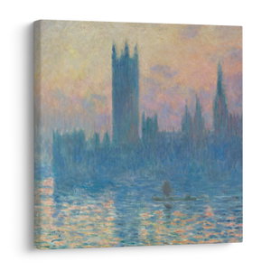 Bild auf Leinwand - Claude Monet, The Houses of Parliament, Sunset, Reproduktionen