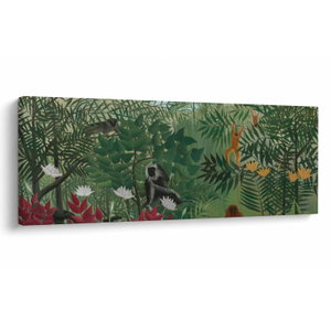 Tablou - Henri Rousseau, Tropical Forest with Monkeys, reproducere (V025282V10040)
