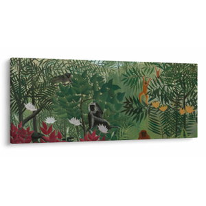 Tablou - Henri Rousseau, Tropical Forest with Monkeys, reproducere (V025282V12050)