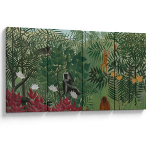 Tablou - Henri Rousseau, Tropical Forest with Monkeys, reproducere (V025282V16080)