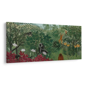 Tablou - Henri Rousseau, Tropical Forest with Monkeys, reproducere (V025282V250125)