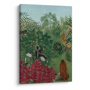Tablou - Henri Rousseau, Tropical Forest with Monkeys, reproducere (V025282V5070)