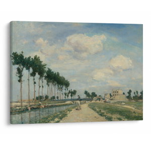 Kép - Johan Barthold Jongkind, The Towpath, reprodukciók