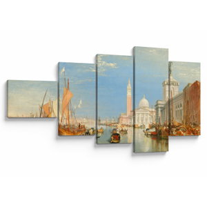 Obraz - Joseph Mallord William Turner, Venice the Dogana and San Giorgio Maggiore, reprodukce (V025286V11060)