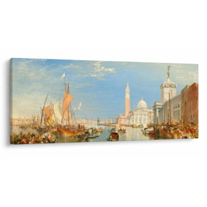 Obraz - Joseph Mallord William Turner, Venice the Dogana and San Giorgio Maggiore, reprodukce (V025286V12050)