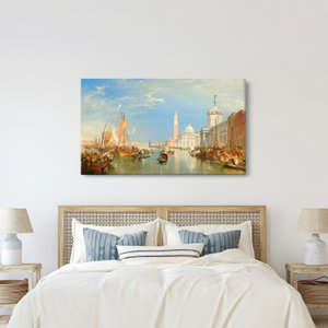Obraz - Joseph Mallord William Turner, Venice the Dogana and San Giorgio Maggiore, reprodukce (3)