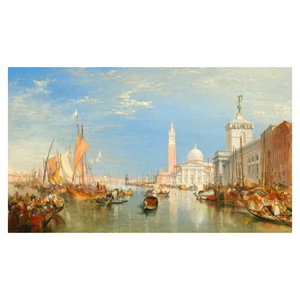 Obraz - Joseph Mallord William Turner, Venice the Dogana and San Giorgio Maggiore, reprodukce (6)