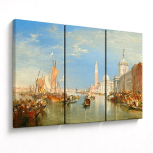 Obraz - Joseph Mallord William Turner, Venice the Dogana and San Giorgio Maggiore, reprodukce (V025286V120803PCS)