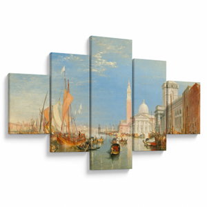 Obraz - Joseph Mallord William Turner, Venice the Dogana and San Giorgio Maggiore, reprodukce (V025286V12570)