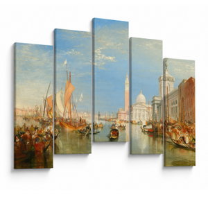 Obraz - Joseph Mallord William Turner, Venice the Dogana and San Giorgio Maggiore, reprodukce (V025286V12590)