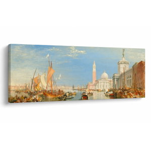Obraz - Joseph Mallord William Turner, Venice the Dogana and San Giorgio Maggiore, reprodukce (V025286V14558)