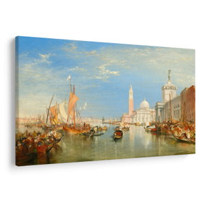 Obraz - Joseph Mallord William Turner, Venice the Dogana and San Giorgio Maggiore, reprodukce (V025286V150100)